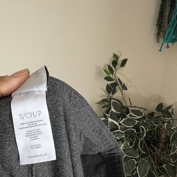 Cabi Style 3577 M'Leggings Size S Charcoal Gray Skirted Leggings Stretch - Picture 7 of 7